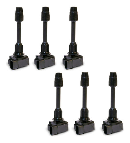 6 Bobinas Encendido Nissan Maxima 6 Cil 3.0l 2000 Frontal