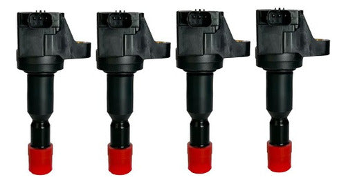 4 Bobinas Encendido Honda Fit 4 Cil 1.5l 2006 2007 2008