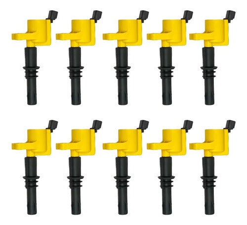 10 Bobinas Encendido Ford F-350 Super Duty 10 Cil 6.8l 2005