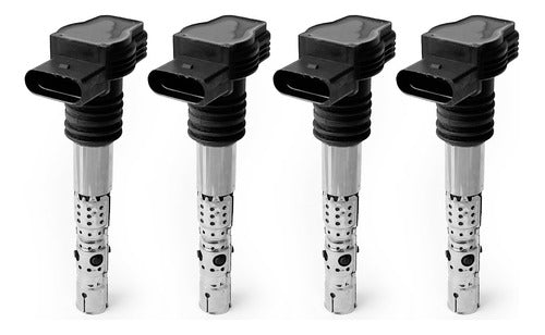 4 Bobinas Encendido Jetta A4 1.8l 2001 2002 2003 2004 2005