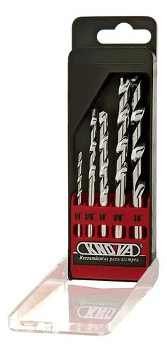 Juego Con 5 Brocas Para Concreto 1/8 - 3/8 Knova
