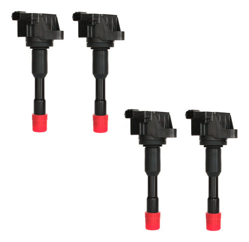 4 Bobinas Encendido Honda Civic 4 Cil 1.3l 2003 2004 Trasera