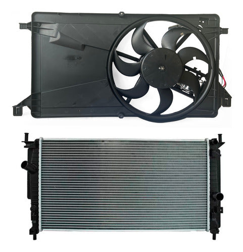 Kit Radiador Y Motoventilador Mazda 3 2010